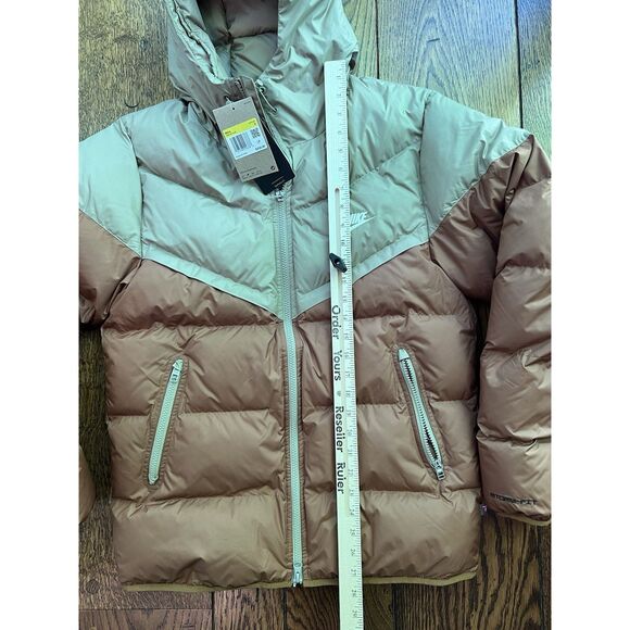Nike Windrunner PrimaLoft Storm-FIT Hooded Puffer Jacket Khaki FB8185 248 Small - Picture 4 of 6